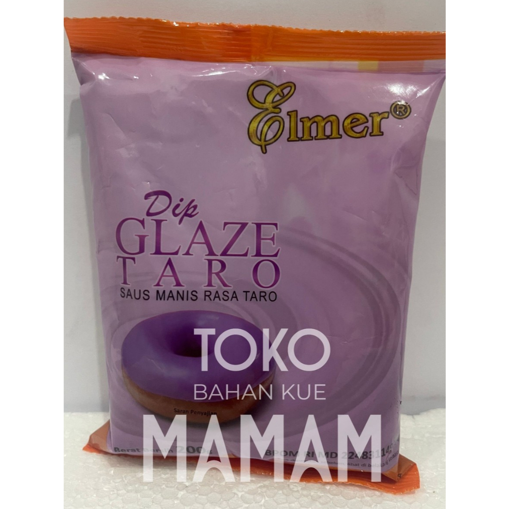 

Elmer Glaze Taro 200gr – Topping Coklat Rasa Taro untuk Donat, Kue & Dessert