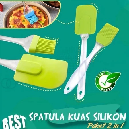 Set Kuas + Solet silikon / kuas silicon