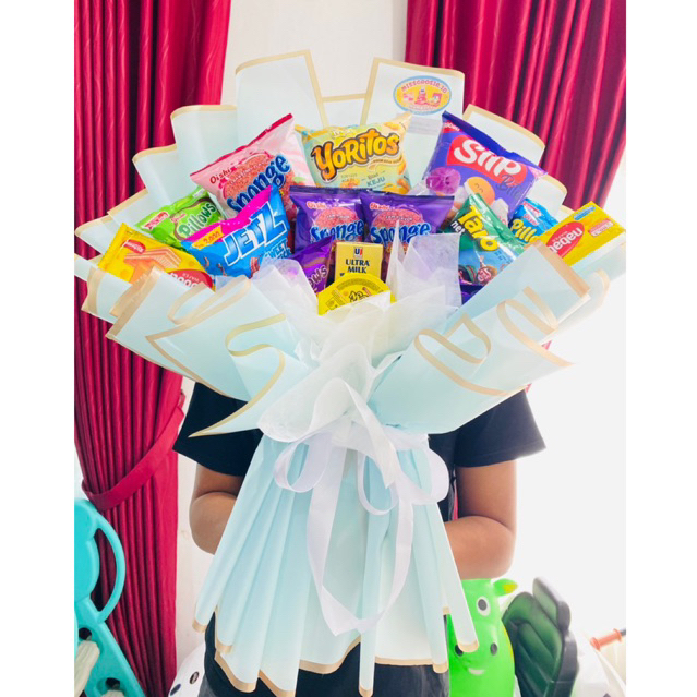 

Ready instan Buket Snack Jajan Wisuda Ulang tahun Hampers hadiah bouquet