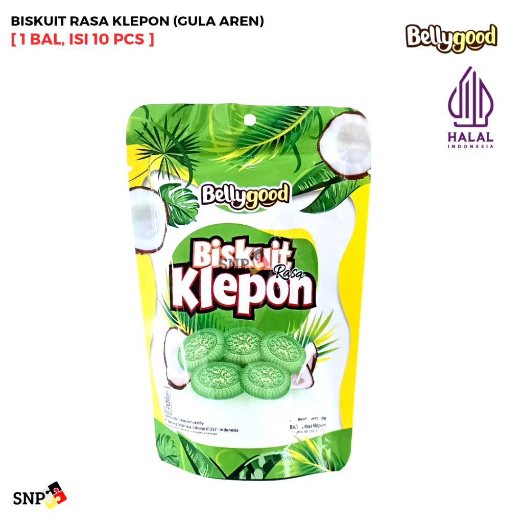 

BELLYGOOD Biskuit Klepon Kemasan Pouch Dan Pack