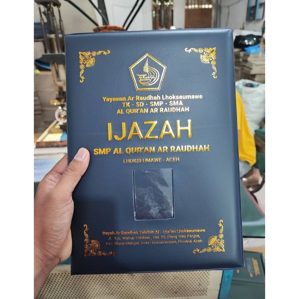 

MAP IJAZAH F4 ISI 2 | Custom Nama & Logo Sekolah | DBM Digital Printing Medan | Cetak Map Raport Medan