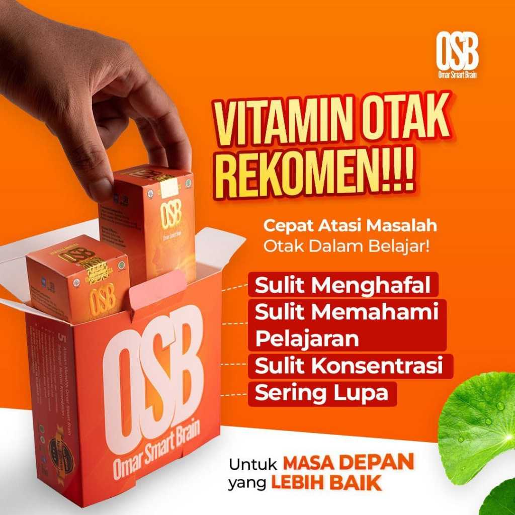 OSB | VITAMIN OTAK / VITAMIN OTAK ANAK / VITAMIN OTAK DEWASA / MENCERDASKAN ANAK ANDA