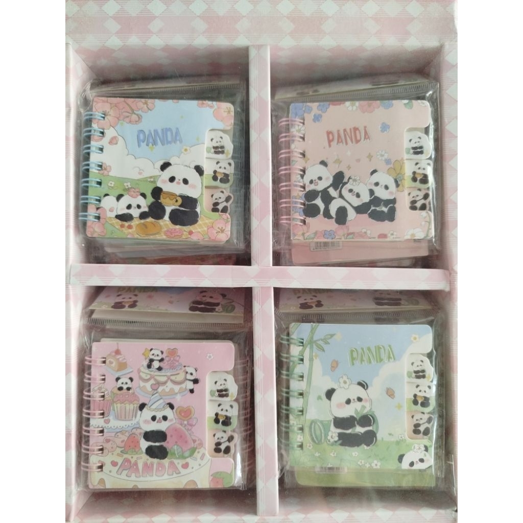 

Notes Mini Panda Cute 1Box 24pcs || Buku Memo Mini