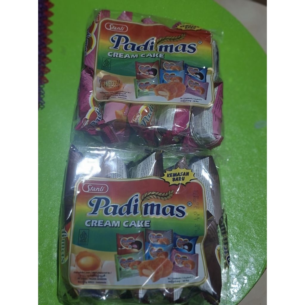 

Snack cream cake padi mas