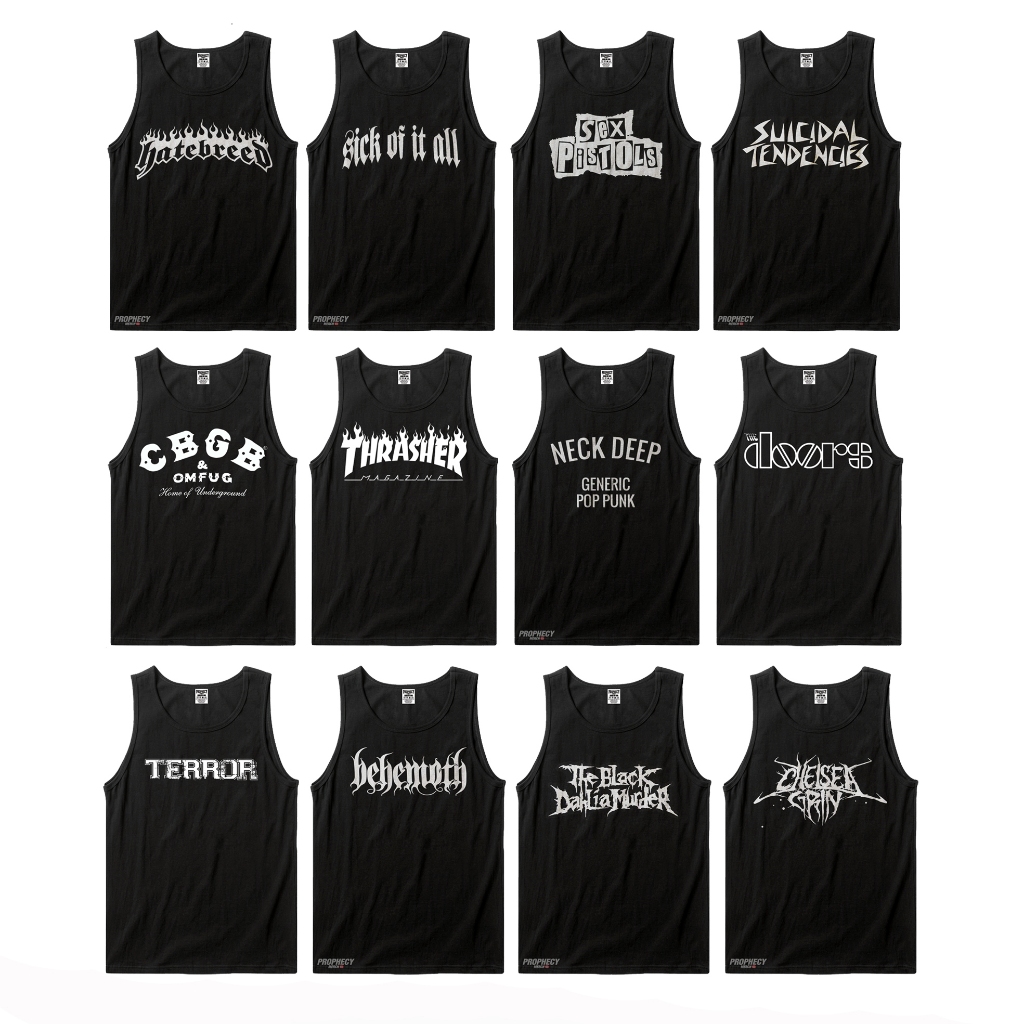 24s / KAOS / SINGLET / KAOS LEKBONG BAND MUSIC METAL ROCK / TANKTOP / LEKBONG