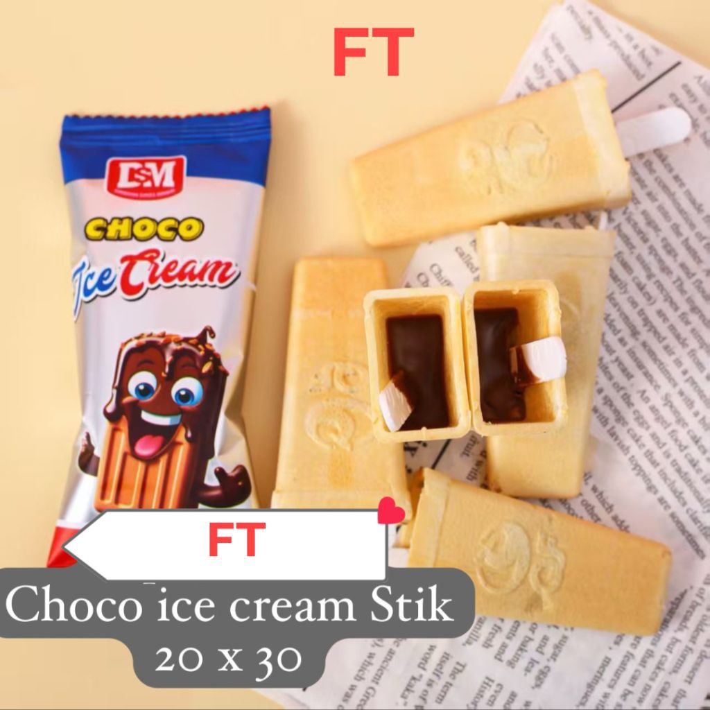 

Choco ice krim stick 30 pcs
