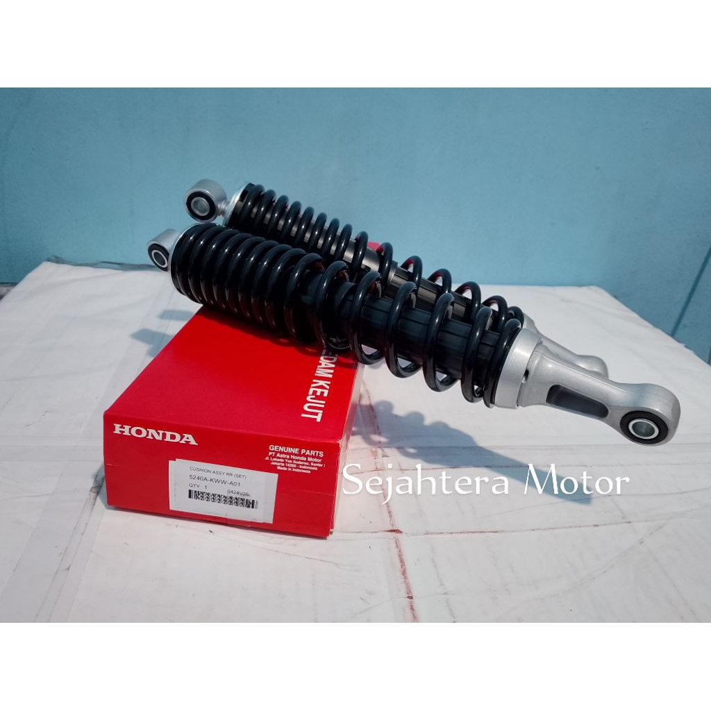 Shock Belakang asli HONDA untuk motor REVO ABSOLUTE 110 5240A-KWW-A01