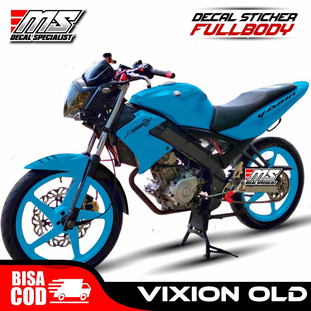 Decal stiker Yamaha Vixion OLD FULL BODY polosan - decalstiker