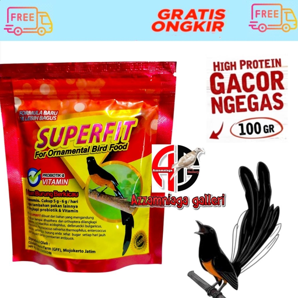 SUPERFIT RED MERAH VOER SUPERFIT RED VOER BURUNG MURAI