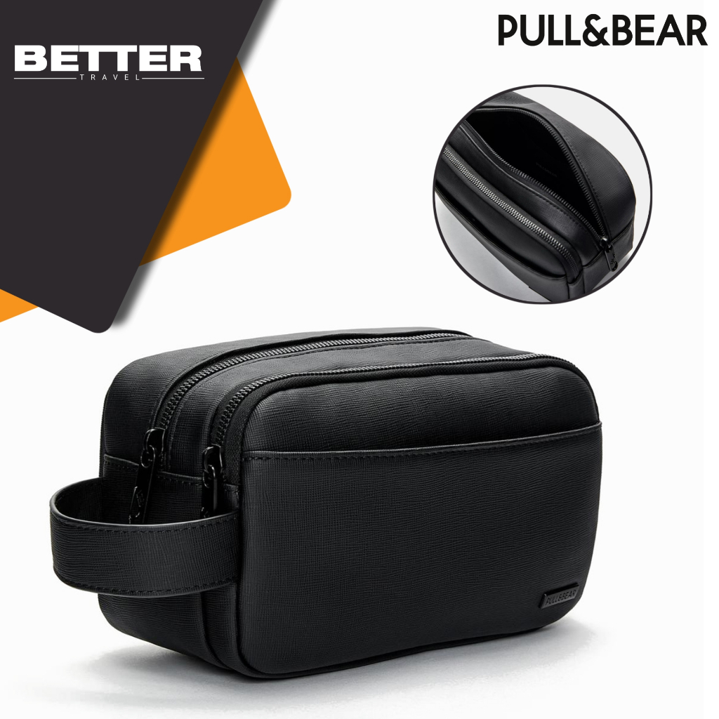 Tas clutch han bag pria PULL & BEAR casual original