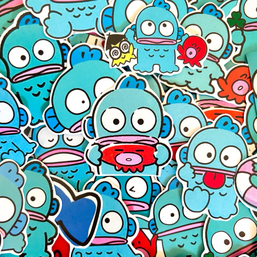 

Hangyodon Theme Deco Sticker Pack include 20pcs aesthetic vintage Waterproof cute korean