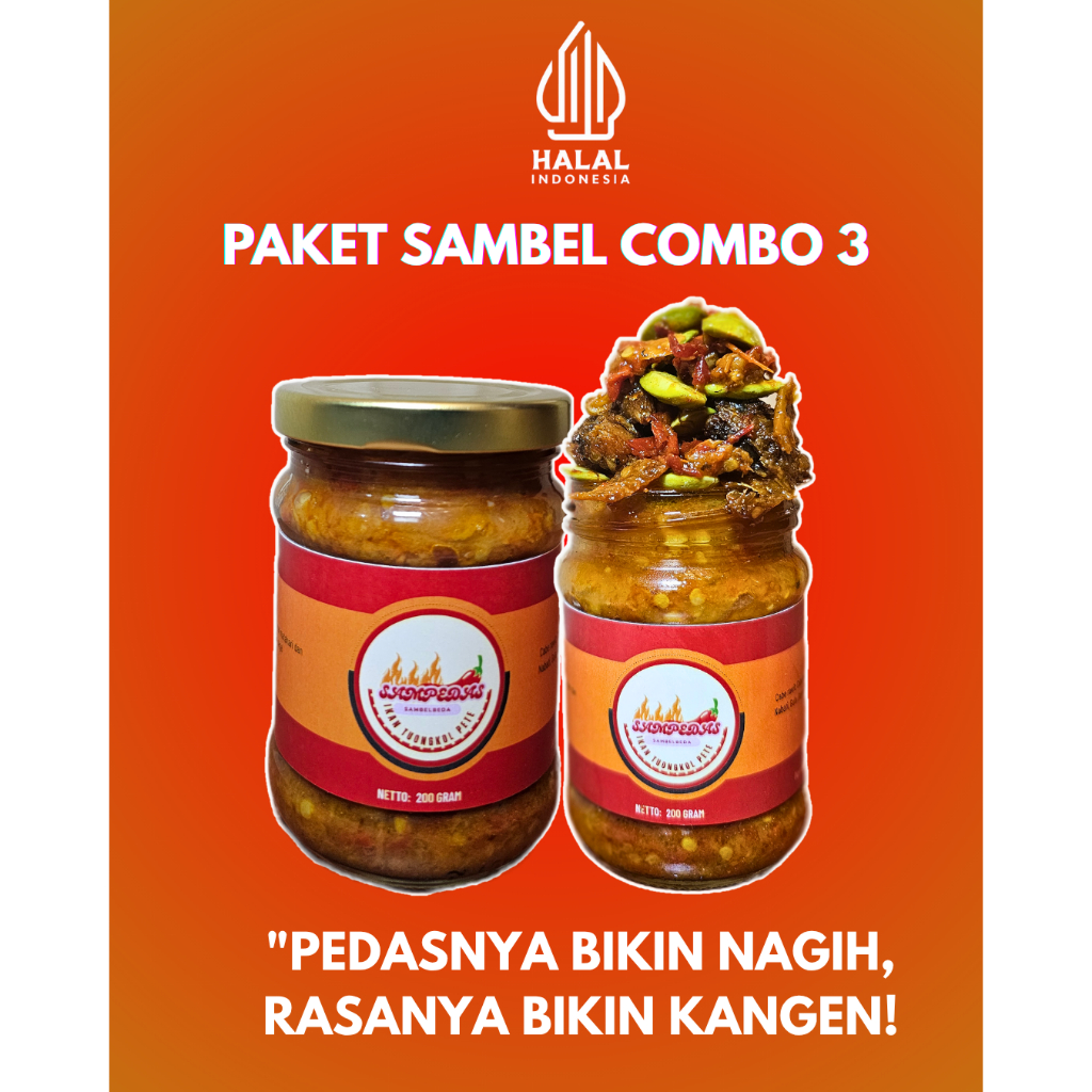 

Sampedas Paket Combo Hemat 3 ( 2 PCS - 2 Tongkol Pete )