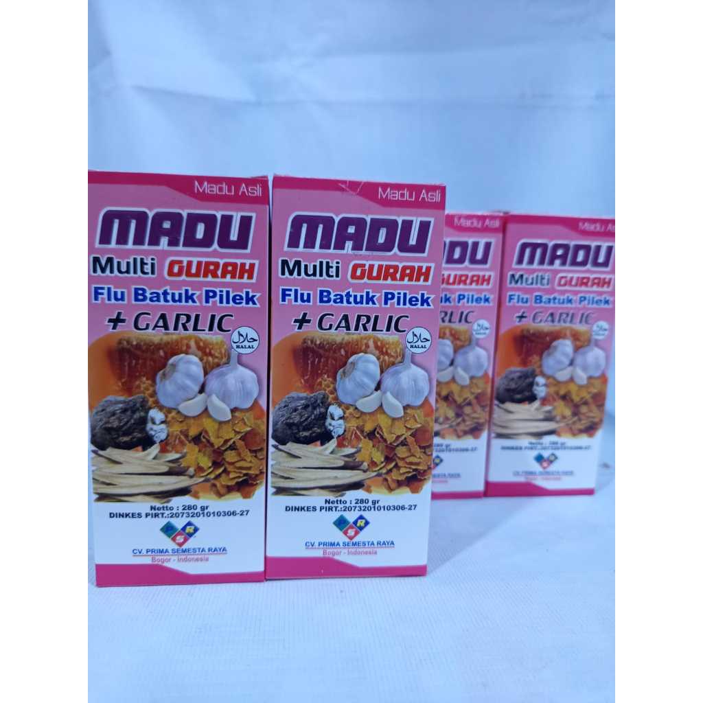 

Madu Multi Gurah Flu Batuk Pilek + Garlic 280 gr Prima Semesta Raya Termurah