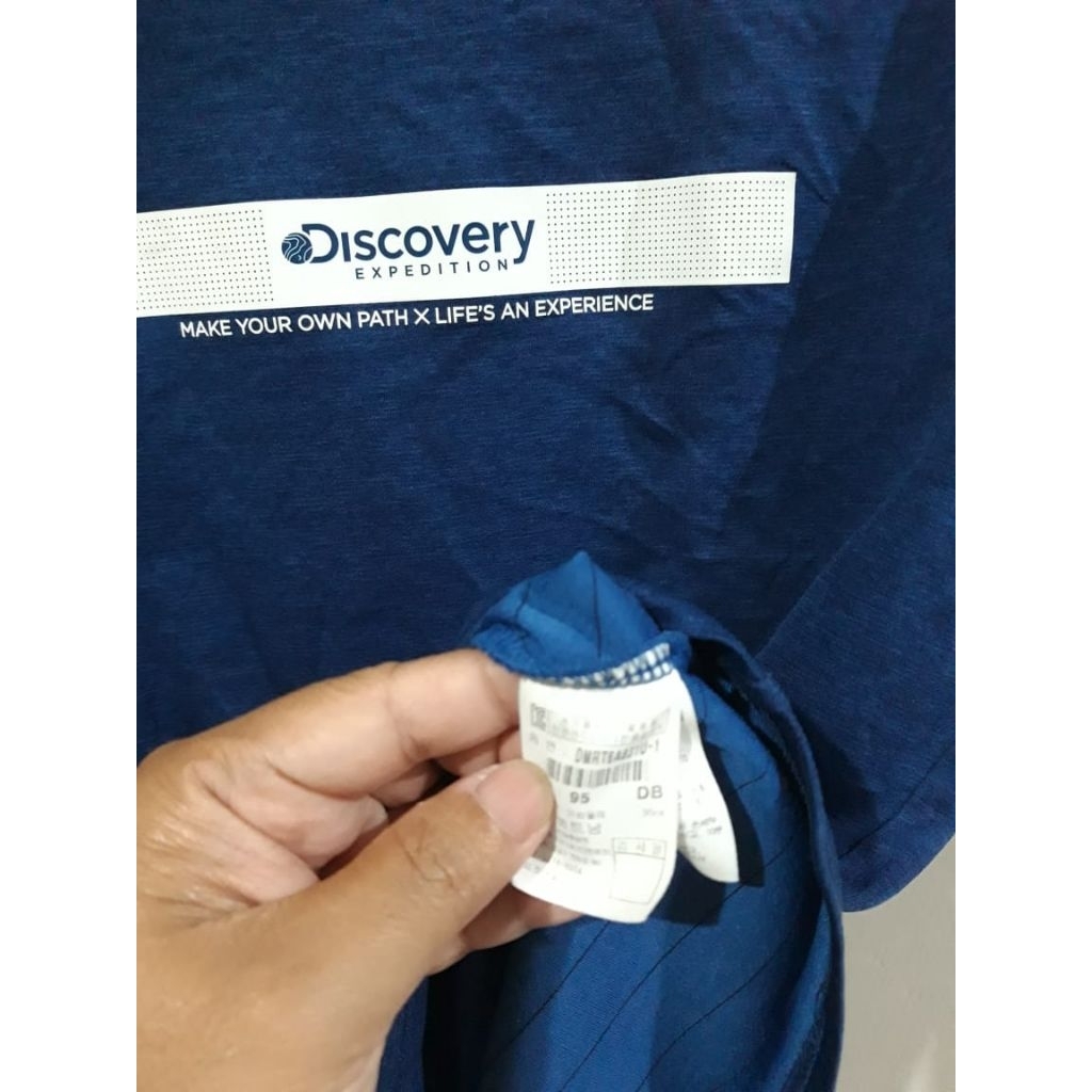 kaos Jersey Discovery warna biru size m Freeloved/bekas/thrift/second/seken