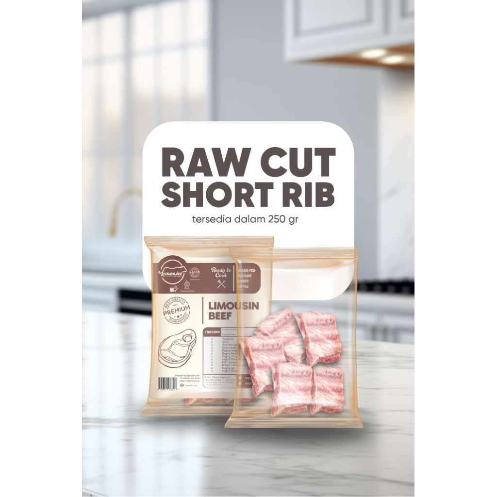 

Iga Sapi / Short Ribs Grassfed Beef Lemooin | Daging Sapi Sehat | Bone Broth | Kaldu | Daging Sapi Lokal | Grassfed Beef | Organic Grassfed Beef | Daging Sapi Organik | It's Superfood | Superfood Store