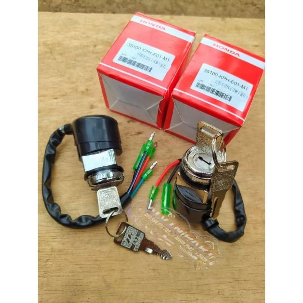 Kunci kontak CB CG GL MEGAPRO TIGER GL100 import kabel 2 & 4 HONDA CB125 kwalitas ori Termurah