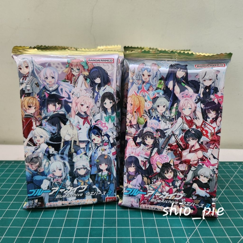 

Blue archive wafer card snack bonus kartu