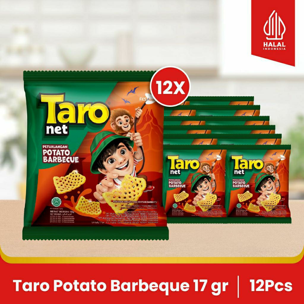 

Paket Bundling - Taro - Barbeque - Small Pack - 17 gr - 12 pcs