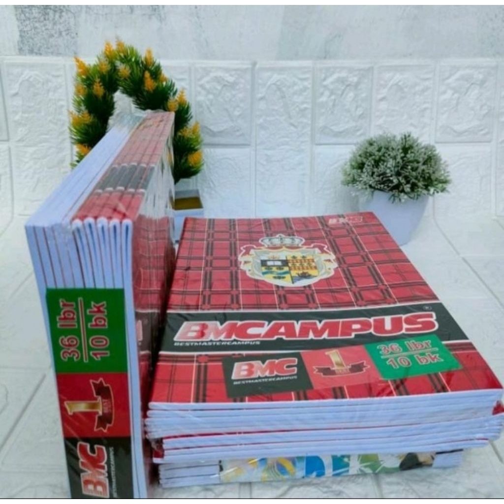 

BUKU TULIS BMCAMPUS 36Lembar [10 Buku]