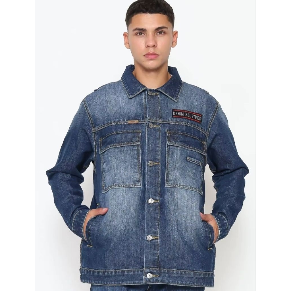 Jacket denim 100% Original merek Lois Jeans