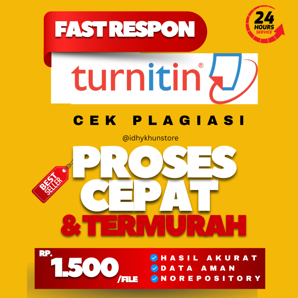 Cek Plagiasi Turnitin Murah 24 Jam