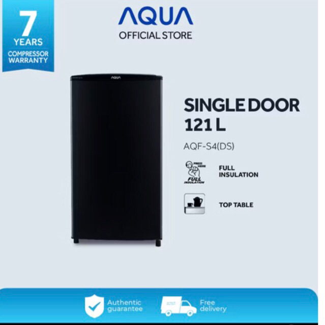 AQUA AQF-S4 FREEZER 4 RAK 121 Liter