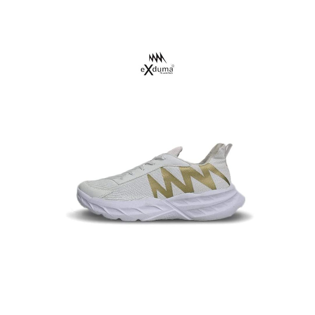 Sepatu Exduma Sparco Series terbaru Putih Gold