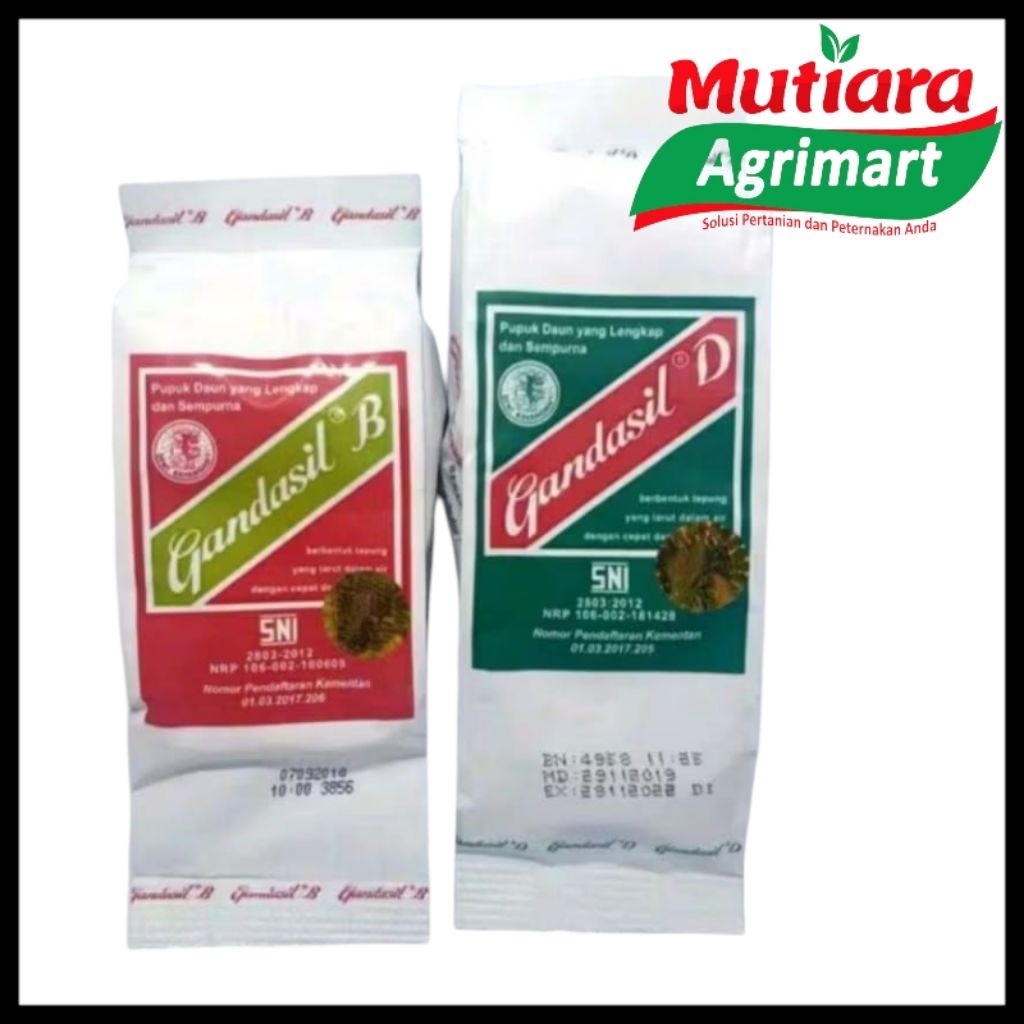 GANDASIL D (DAUN) DAN B (BUAH) 100gr // PUPUK TANAMAN / PUPUK DAUN / PUPUK BUAH