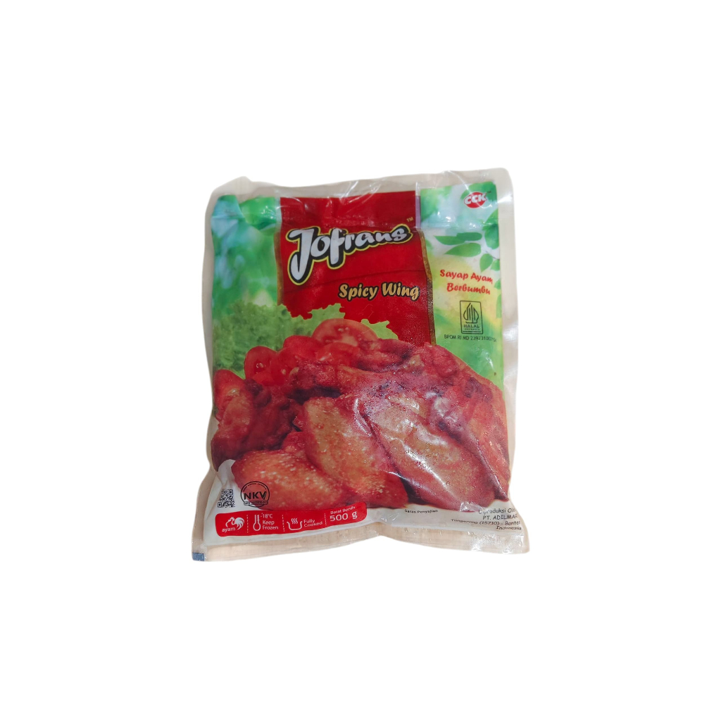 

Jofrans Spicy Wings 500 gram
