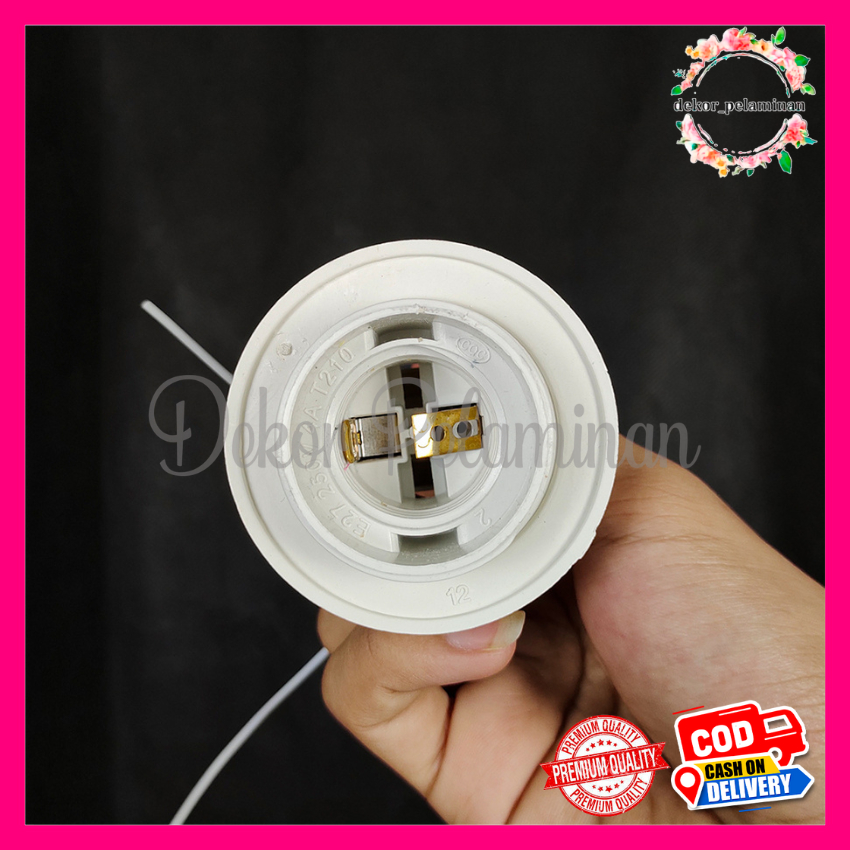 COD FITTING LAMPU UNTUK PIPA ELASTIS MURAH - HIAS LAMPU DEKORASI PELAMINAN