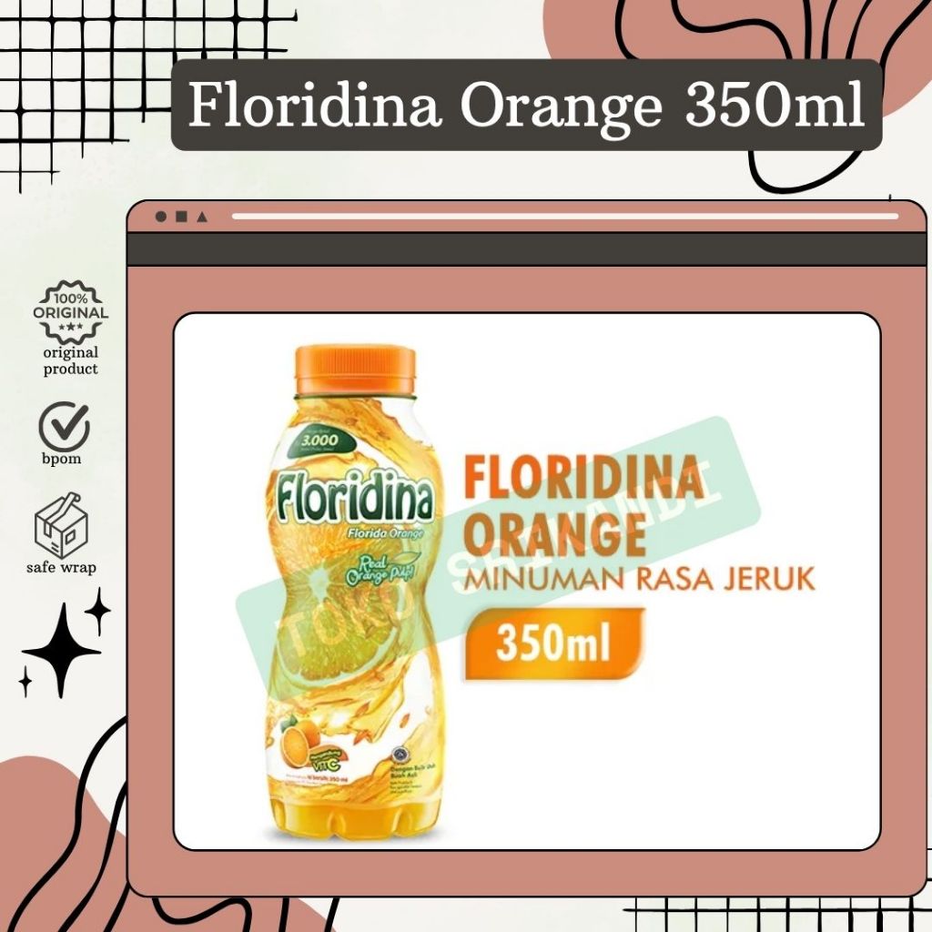 

Floridina Orange 350ml per botol