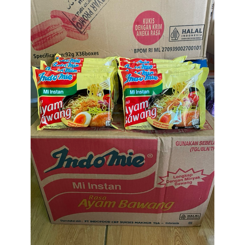

Indomie Ayam Bawang 1 Dus Isi 40 Pcs