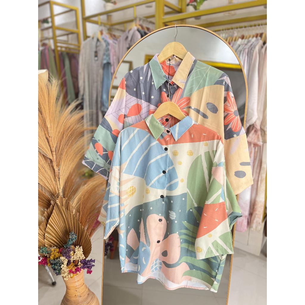 BLOUSE FULL PRINTING TOYOBO PRINTING / BLOUSE TOYOBO / BLOUSE PRINTING / TOYOBO PRINTING PREMIUM / B