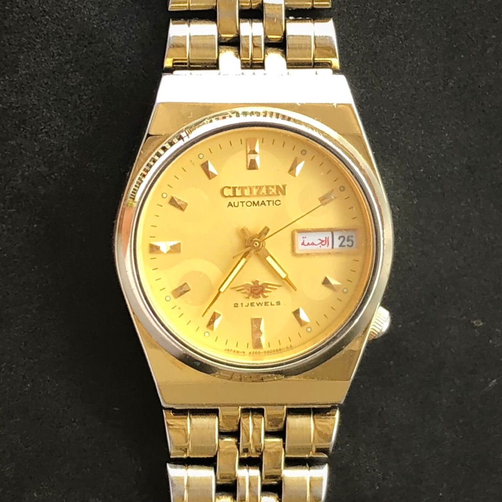 CITIZEN GOLD AUTOMATIC ORIGINAL WATCH JAMTANGAN VINTAGE CITIZEN