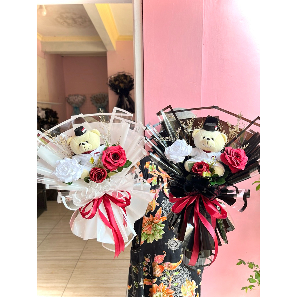 Buket boneka PASKIBRA Buket profesi