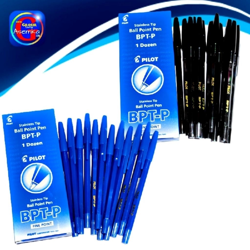 

Pen Pulpen Pilot BPT-P Original Japan Grosir 12pcs