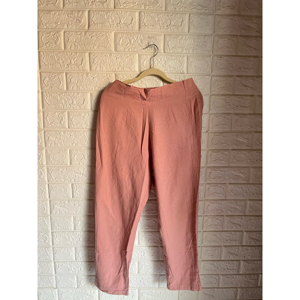 Preloved - kulot santai soft pink