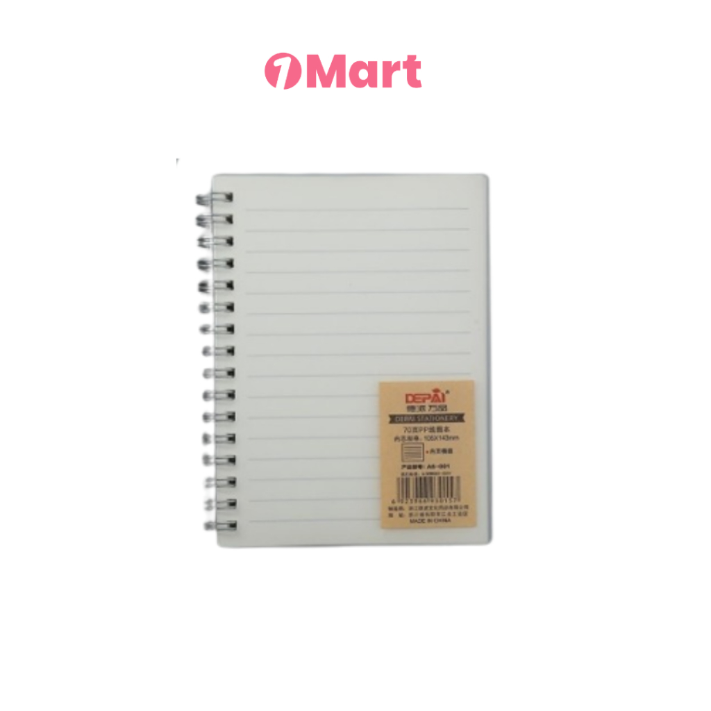

1MART Notebook Spiral A6 – 70 Lembar