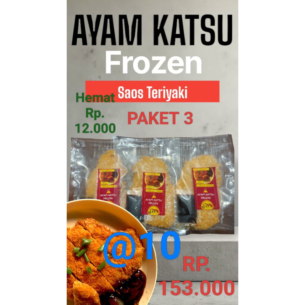 

AYAM KATSU JAVA JAPAN (10 pcs) (hemat 12.000)