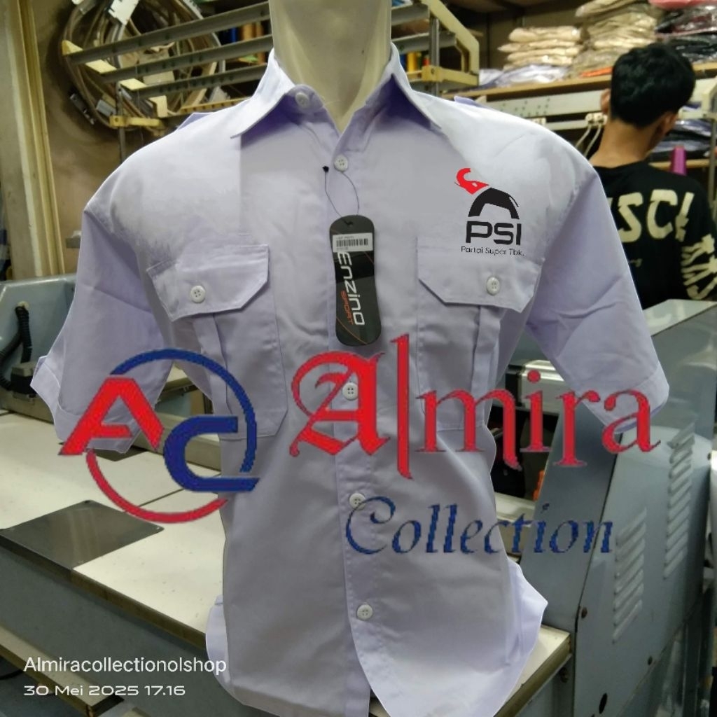 kemeja partai psi terbaru seragam partai psi terbaru baju partai psi terbaru