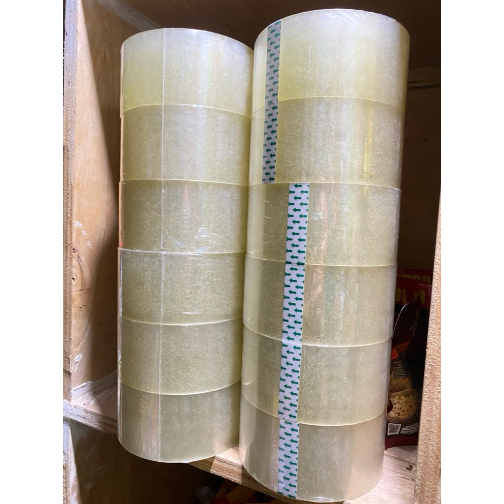 

1 SLOP ISI 6 PCS LAKBAN BENING/ LAKBAN COKLAT GEDE SELOTIP/ PEREKAT KERTAS PLASTIK PACKING