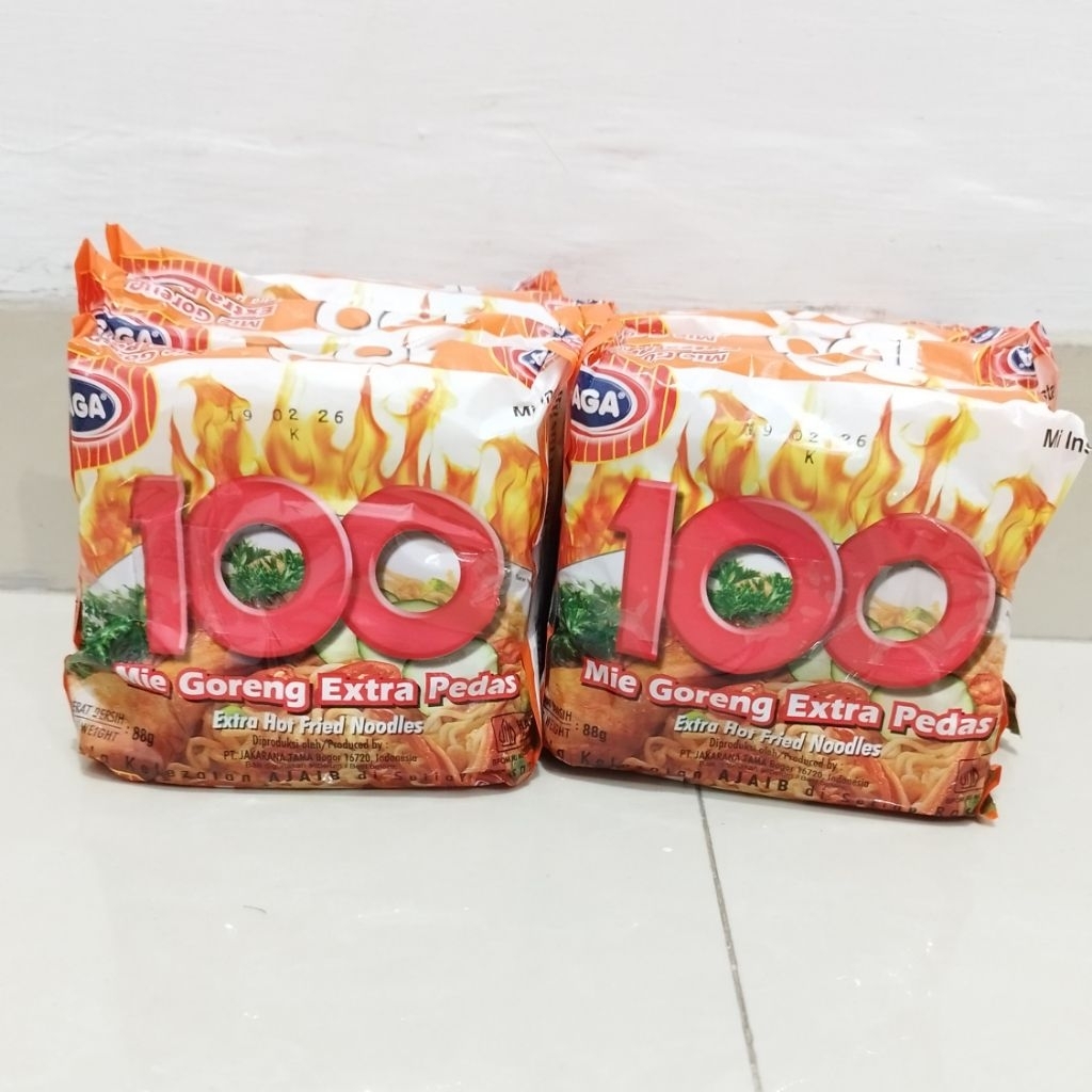 

Gaga 100 Mie Goreng Extra Pedas (5 bgks)