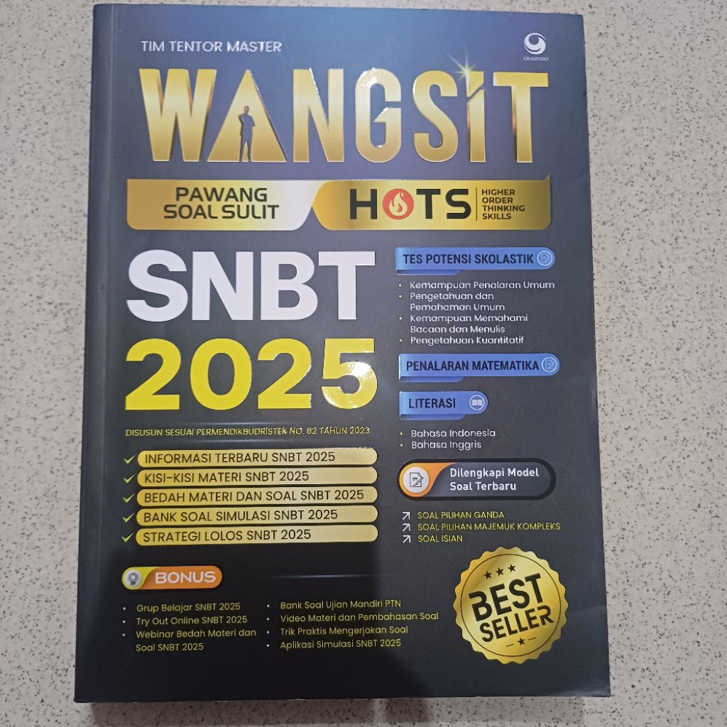 (preloved) WANGSIT THE KING TOPRANK BUKU SNBT UTBK 2026 2025