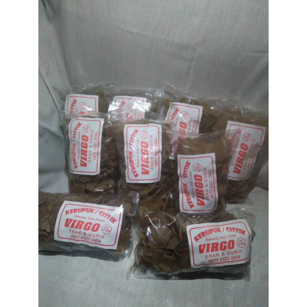 

Kerupuk bawang ukuran 1kg