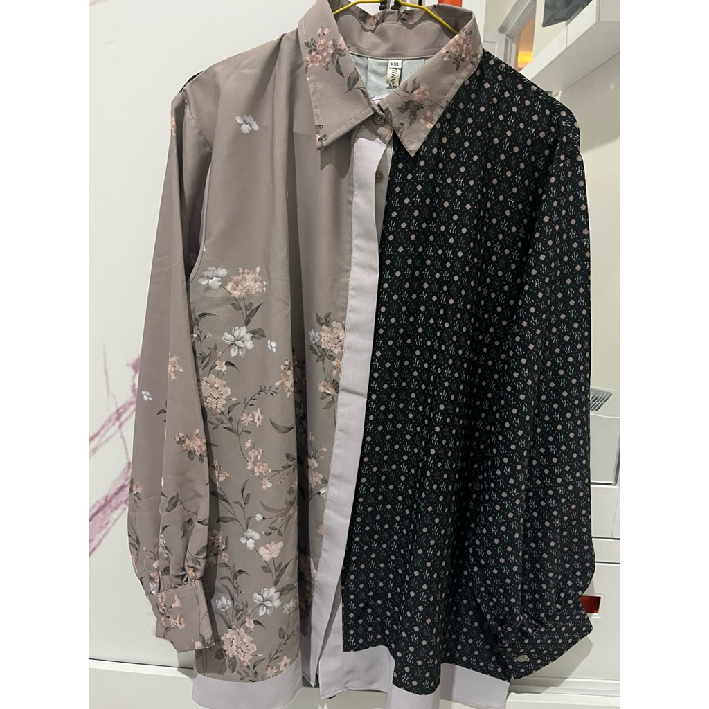 Vanilla Hijab - Monogram Peony Blouse