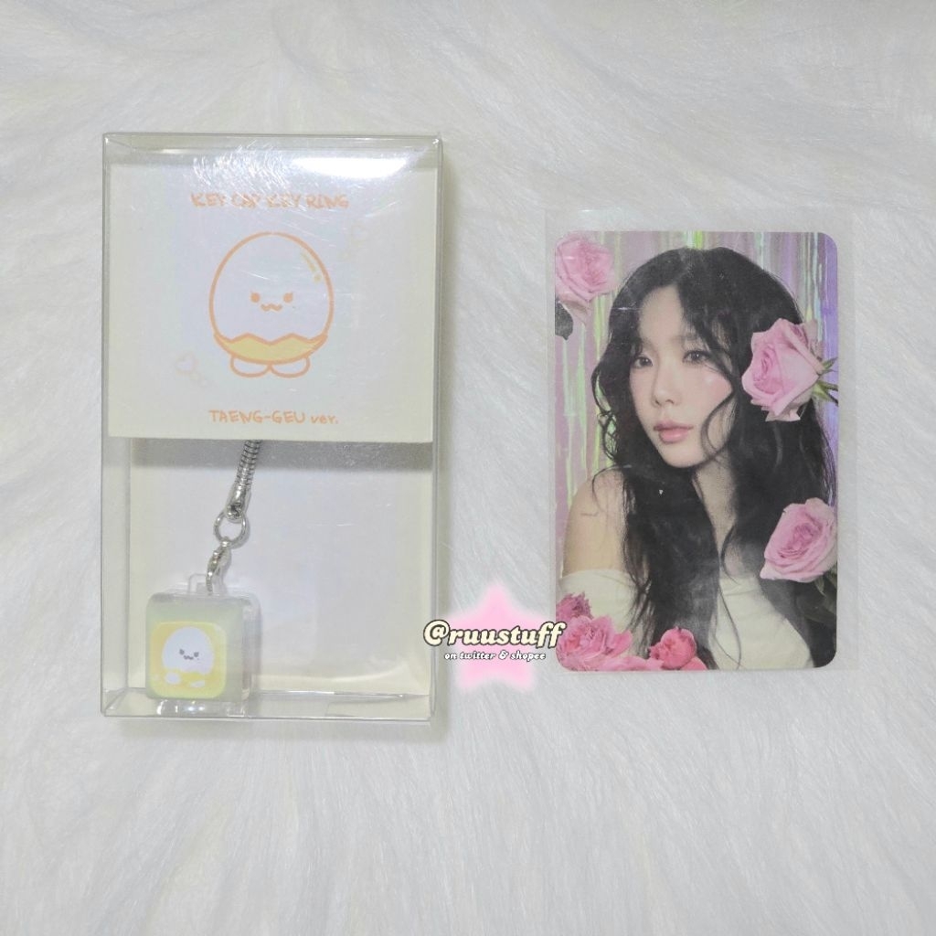 MD Taeyeon The Tense Concert Keycaps Keyring Taenggeu PC Photocard Mood Fragrance Perfume