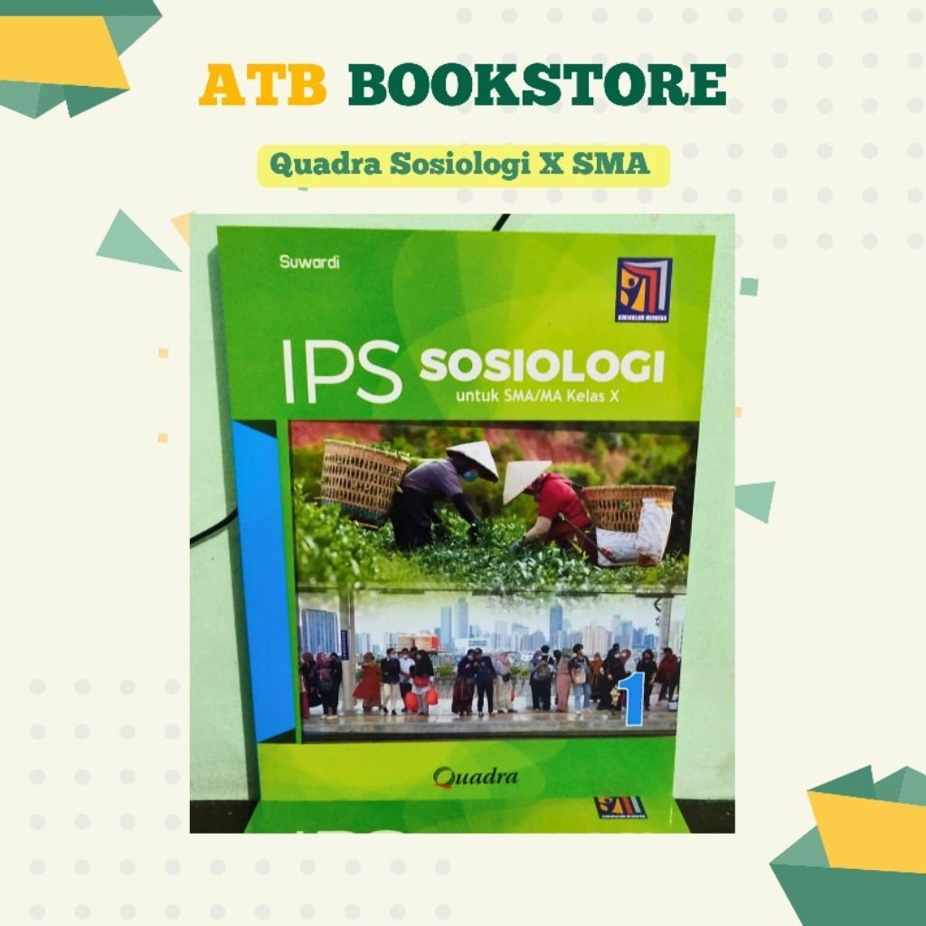 Buku Sosiologi Kelas 10, 11, 12 SMA/MA Kurikulum Merdeka - Quadra
