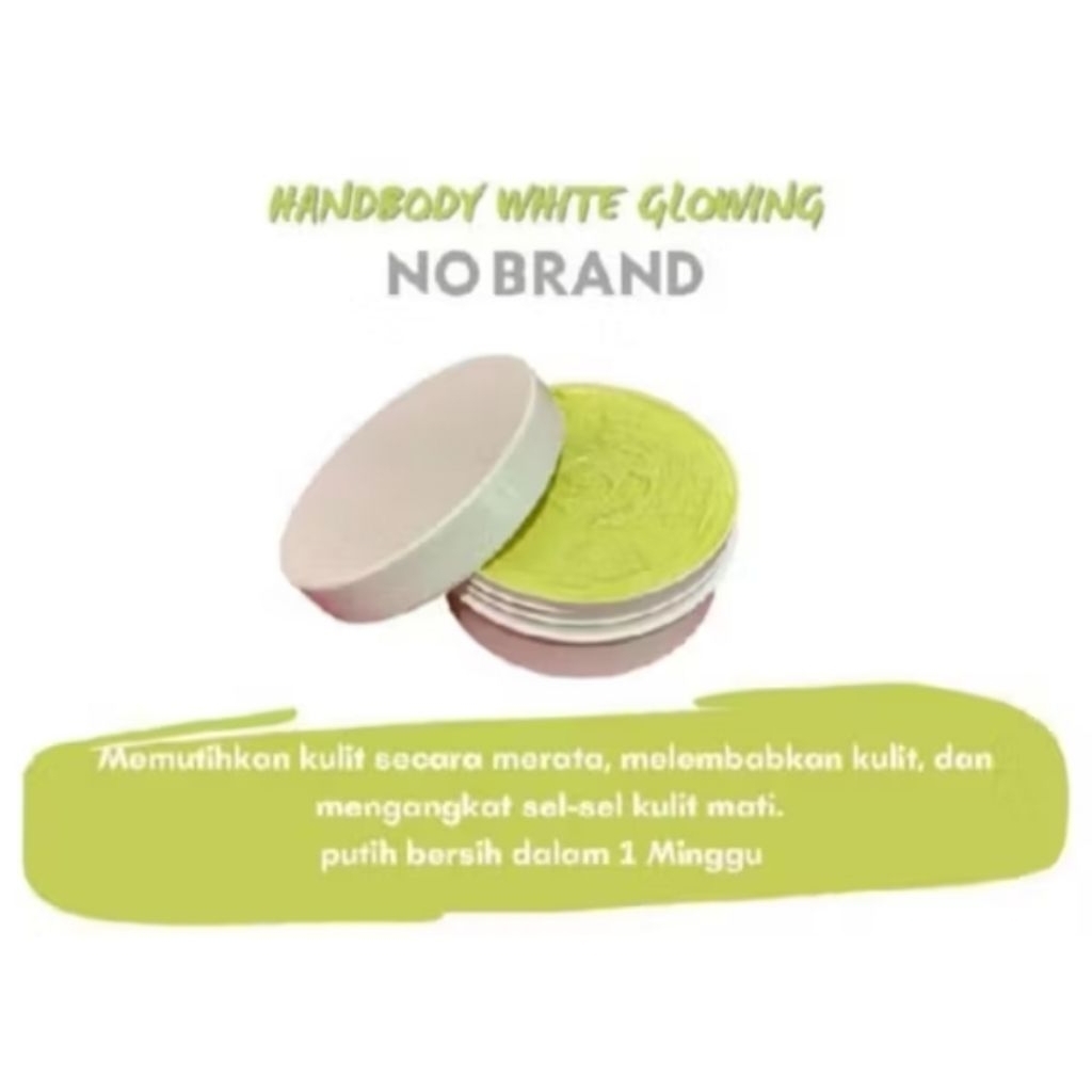 (BISA COD)/HB WHITE GLOWING NO BRAND By zahira