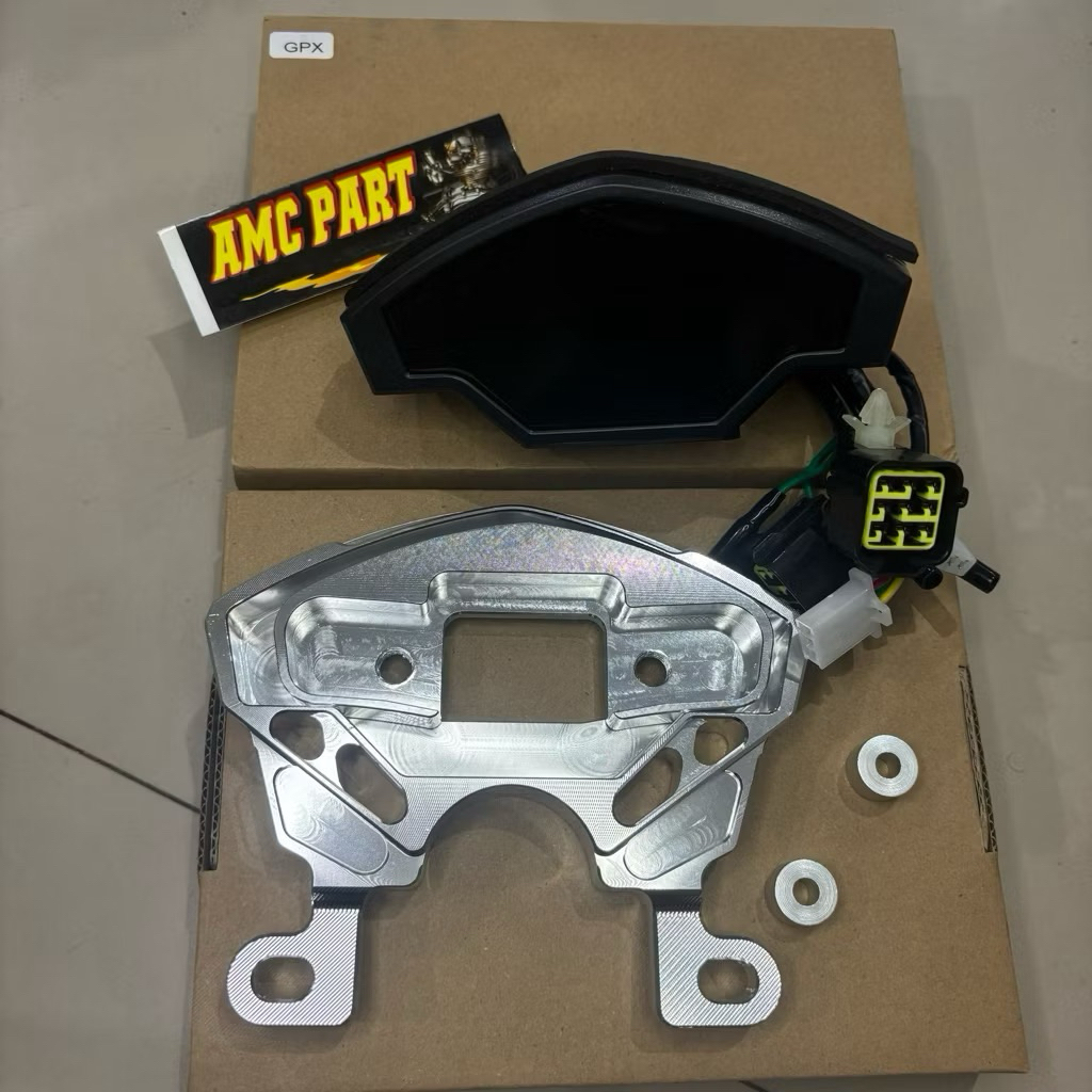 breket spedo gpx cnc pangkon sepedo gpx dudukan spedometer gpx