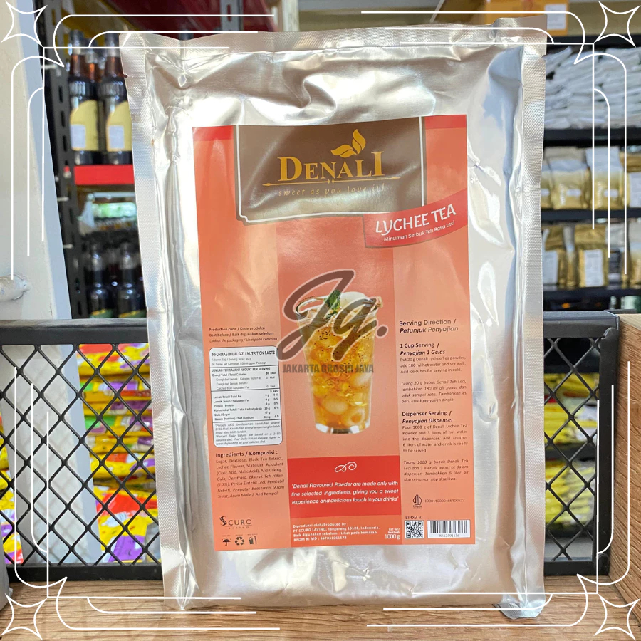 

DENALI BUBUK LYCHEE TEA | POWDER LECI | LICI | LECHEE 800 gr